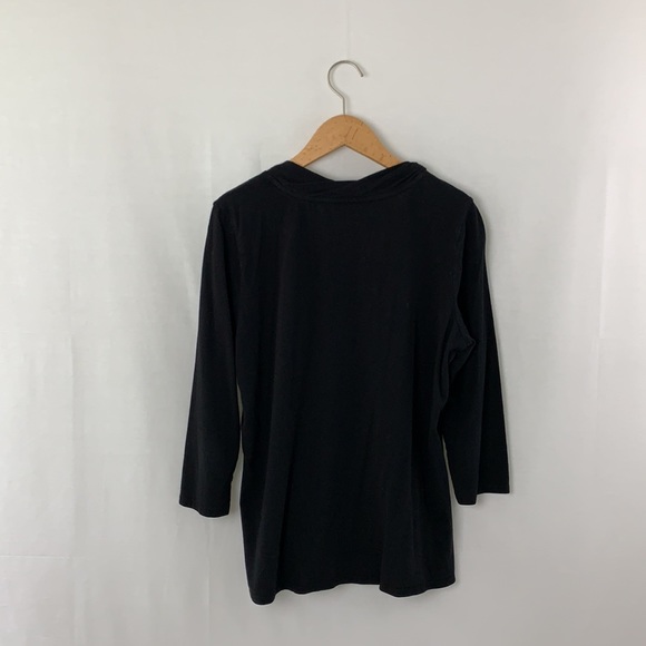 Dana Buchman Signature 3/4 Sleeve Top - Picture 2 of 7